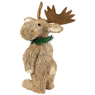 Northlight Woodland Standing Moose Christmas Figure - 14"