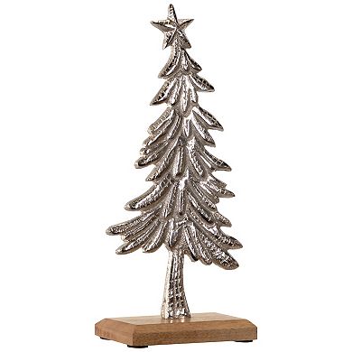 Northlight Embossed Swaying Tree Metal Christmas Decoration - 12"