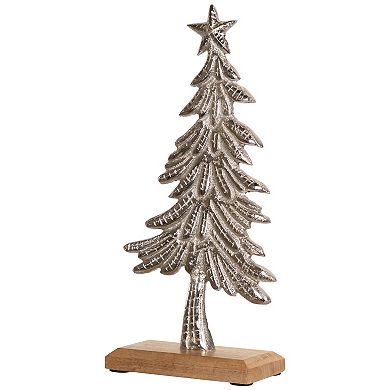 Northlight Embossed Swaying Tree Metal Christmas Decoration - 12"