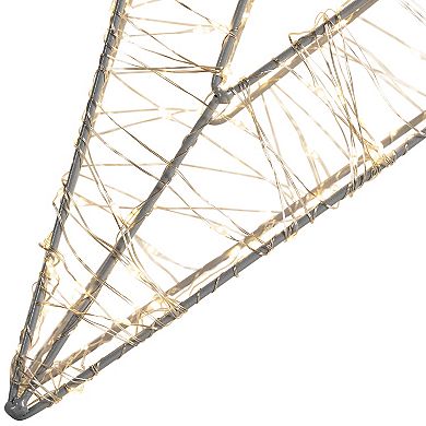 Northlight LED Lighted Wire Star Outdoor Christmas Decoration - 22" - Warm White Lights