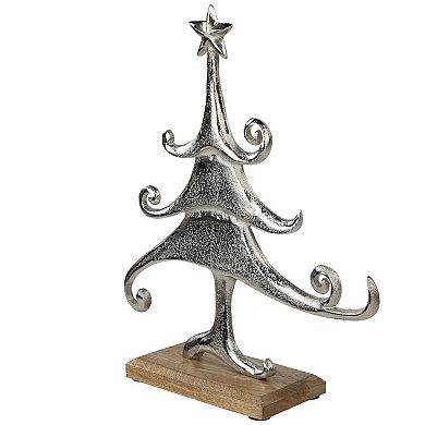 Northlight Swirling Metal Tree Christmas Decoration - 13.5"