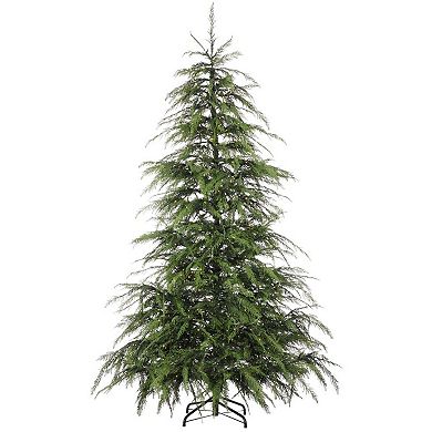 Northlight Multicolor Pre-Lit Weeping Cedar 7.5 ft. Artificial Christmas Tree