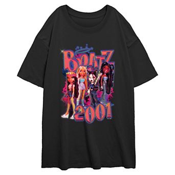 Juniors' Bratz 2001 Oversized Graphic Tee