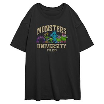 Disney / Pixar's Monsters University Est. 1313 Juniors' Oversized Graphic Tee