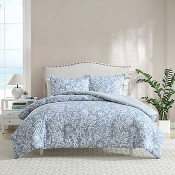 Nautica Seaside Floral Blue Comforter Set