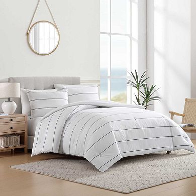 Nautica Cable Striped Comforter Set