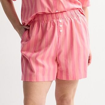 Plus Size Sonoma Goods For Life® Woven Separates Sleep Shorts