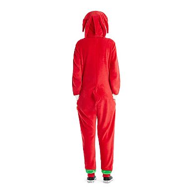 Adult OppoSuits Sonic The Hedgehog Knuckles One-Piece Suit