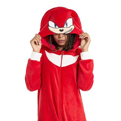 Adult OppoSuits Sonic The Hedgehog Knuckles One-Piece Suit