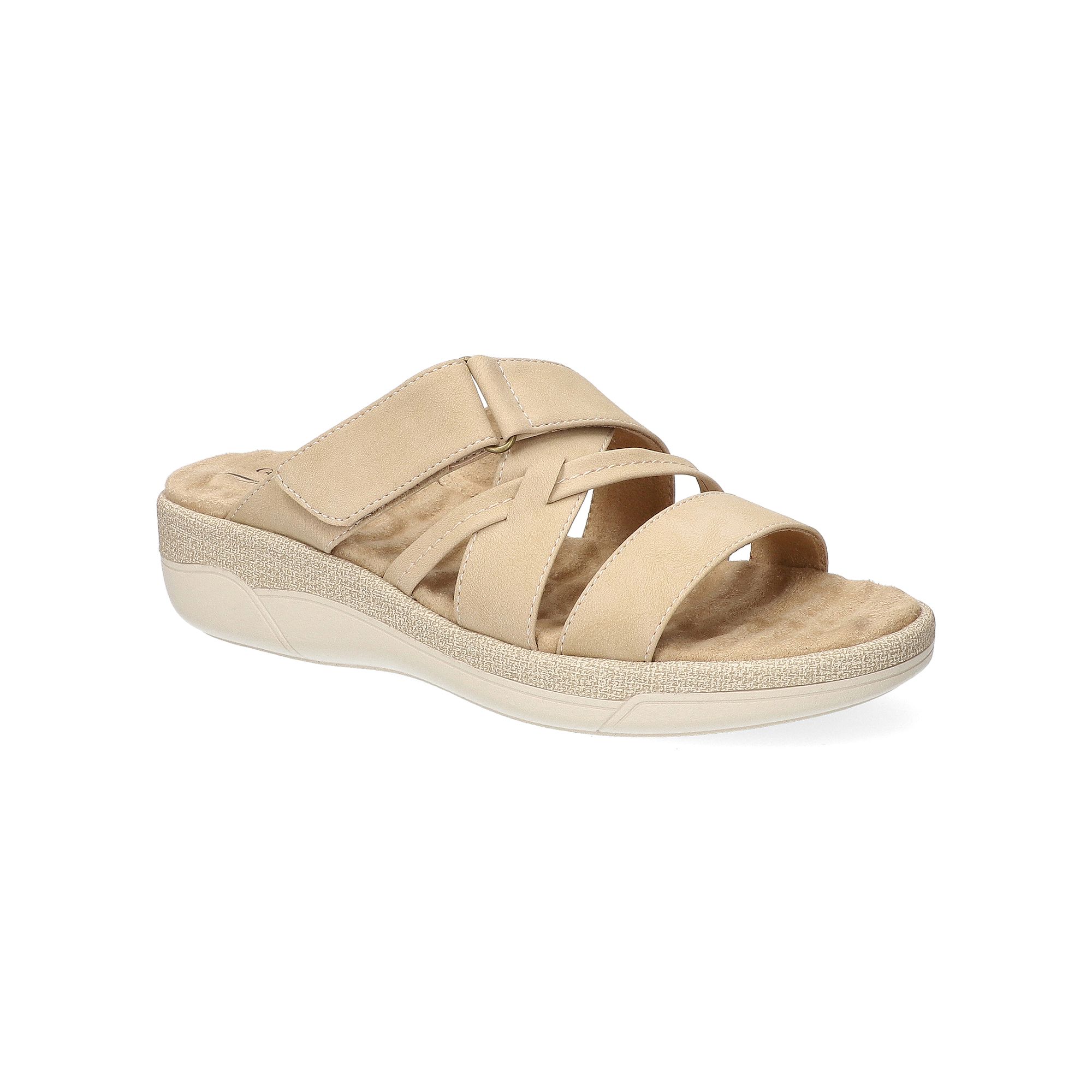 Easy Street Paola Womens Comfort Platform Slide Sandals, Size: 6.5 Wide, B