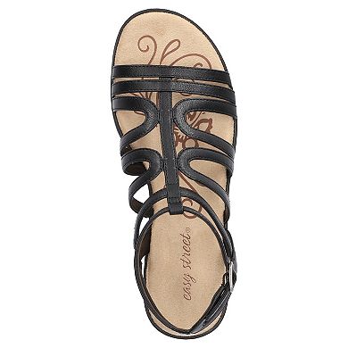 Easy Street Daylily Gladiator Women's Flat Sandals