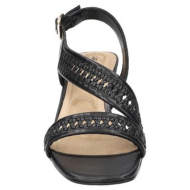 Easy Street Rowan Square Toe Block Heel Women's Slingback Sandals