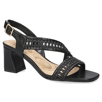 Easy Street Rowan Square Toe Block Heel Women's Slingback Sandals