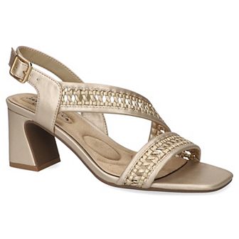 Easy Street Rowan Square Toe Block Heel Women's Slingback Sandals