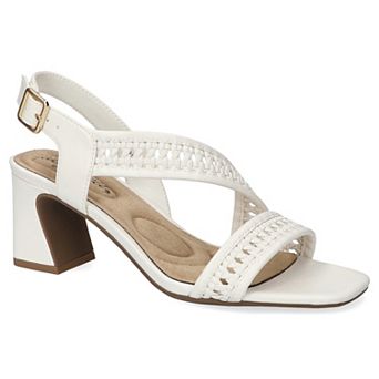 Easy Street Rowan Square Toe Block Heel Women's Slingback Sandals