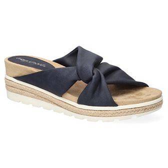 Easy Street Ja Knotted Wedge Women's Slide Sandals