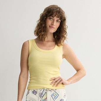 Petite Sonoma Goods For Life® Ribbed V-Neck Tank Top
