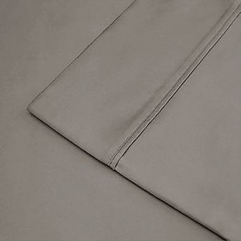 Linum Home Textiles 400 Thread Count Cotton Solid Sateen Sheet Set with Pillowcases