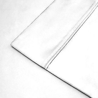 Linum Home Textiles 400 Thread Count Cotton Solid Sateen Sheet Set with Pillowcases