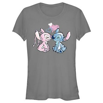 Disney's Lilo & Stitch Angel Loving Juniors' Fitted Graphic Tee