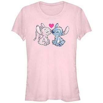 Disney's Lilo & Stitch You're My Angel Juniors' Fitted Graphic Tee