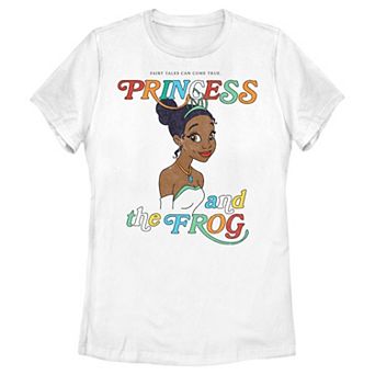 Disney's Princess And The Frog Tiana Fairy Tales Can Come True Juniors' Graphic Tee