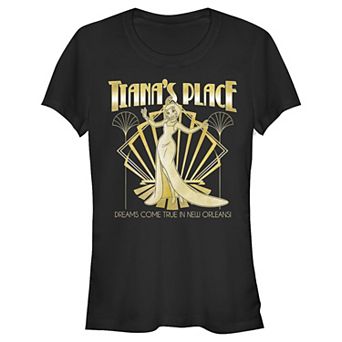 Disney's The Princess And The Frog Tiana's Place Dreams Come True In New Orleans Juniors' Fitted Graphic Tee