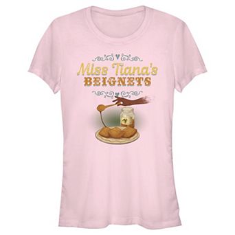 Disney's The Princess And The Frog Miss Tiana's Beignets Juniors' Fitted Graphic Tee