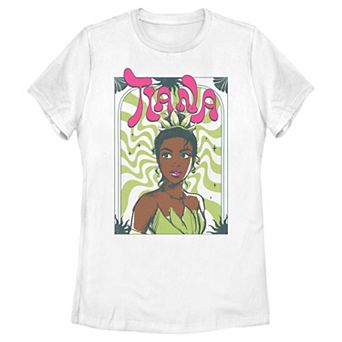 Disney's The Princess And The Frog Tiana Groovy Portrait Juniors' Graphic Tee