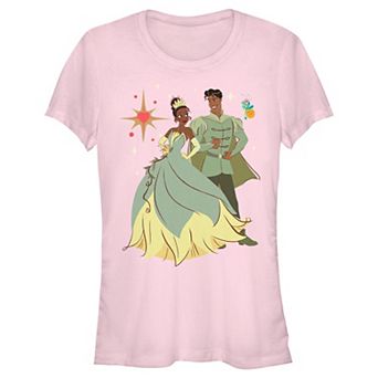 Disney's The Princess And The Frog Tiana And Naveen Royal Night Juniors' Fitted Graphic Tee