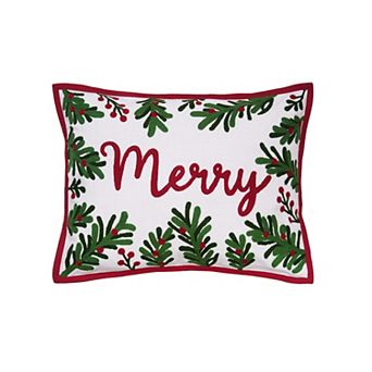 C&F Home Merry Botanical Christmas Throw Pillow