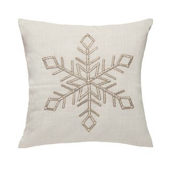 C&F Home Snowflake Christmas Throw Pillow