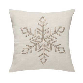 C&F Home Snowflake Christmas Throw Pillow