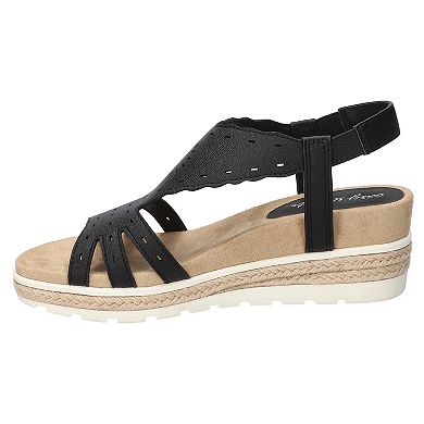 Easy Street Fran Women's Slingback Wedge Sandals