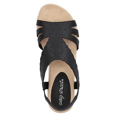 Easy Street Fran Women's Slingback Wedge Sandals