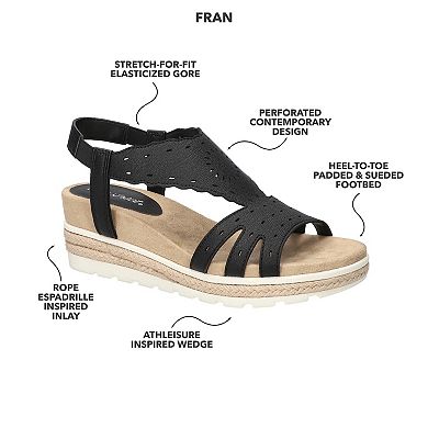 Easy Street Fran Women's Slingback Wedge Sandals