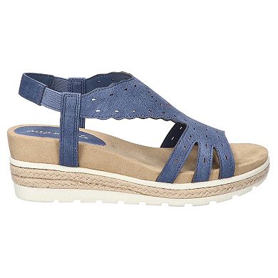 Easy Street Fran Women's Slingback Wedge Sandals