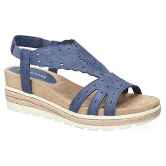 Easy Street Fran Women's Slingback Wedge Sandals