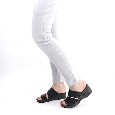 Easy Street Seeker So Lite Women's Wedge Sandals