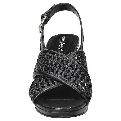 Easy Street Sol Women's Slingback Platform Heeled Sandals