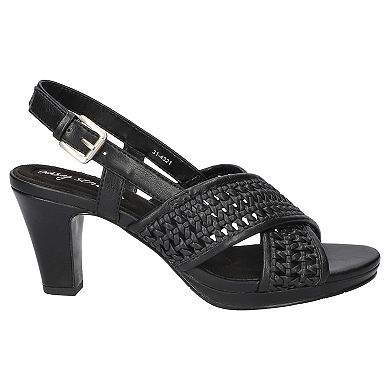Easy Street Sol Women's Slingback Platform Heeled Sandals