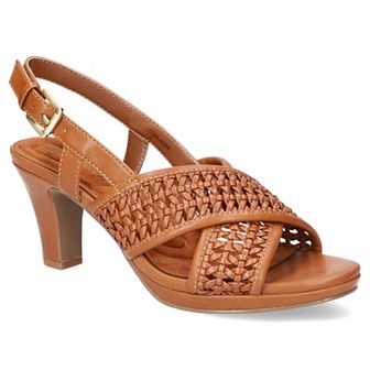 Easy Street Sol Women's Slingback Platform Heeled Sandals