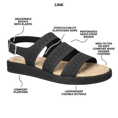 Easy Street Comfort Platform Women's Slingback Sandals