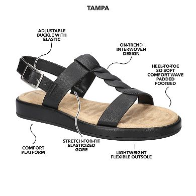 Easy Street Tampa Platform Women's Comfort Sandals