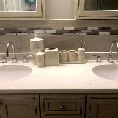 Le Bain Paris Collection Heavy Porcelain Tissue Holder