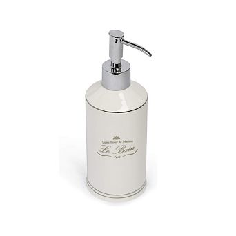 Le Bain Paris Collection Heavy Porcelain Lotion Dispenser/soap Pump