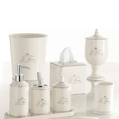 Le Bain Paris Collection Heavy Porcelain Lotion Dispenser/soap Pump