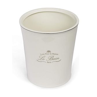 Le Bain Paris Collection Heavy Porcelain Waste Basket