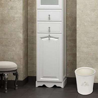 Le Bain Paris Collection Heavy Porcelain Waste Basket