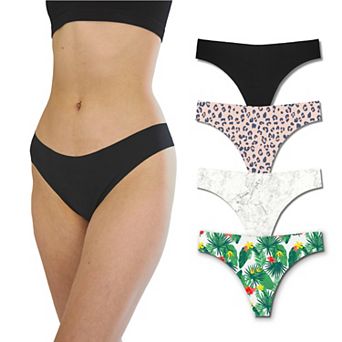 Bonks Seamless No-show Thong Variety Pack